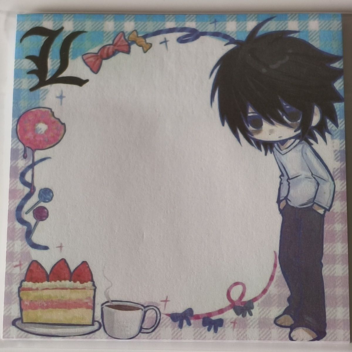 Printer Paper - Death Note L Anime Not Defteri
