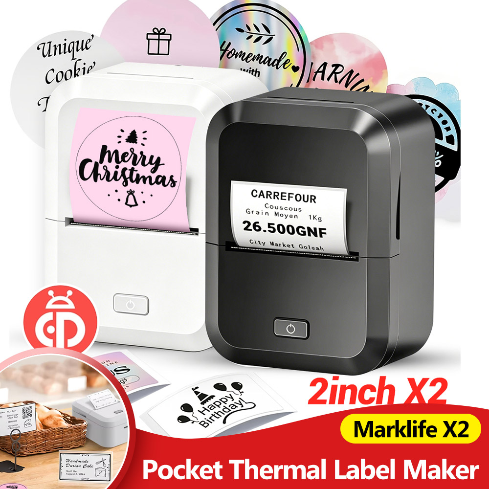 Commercial Book Printing Machines - Marklife X2 Taşınabilir Termal Yazıcı Bluetooth