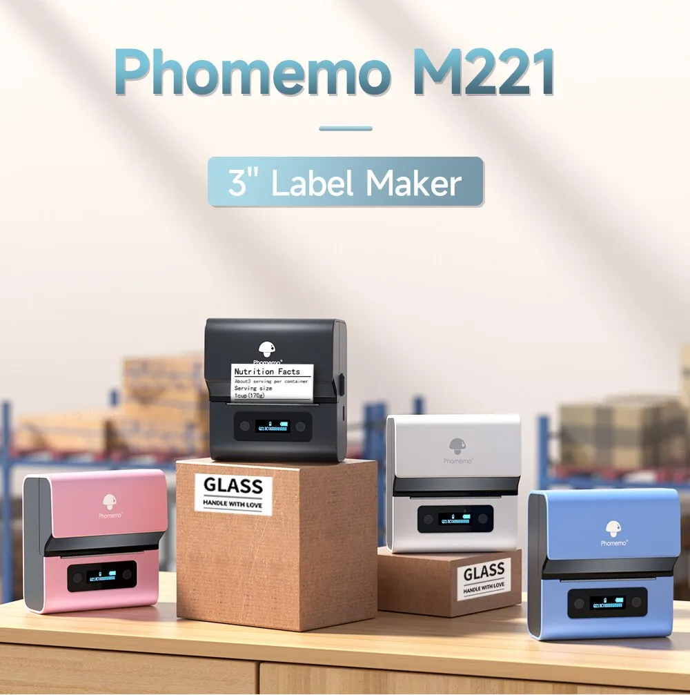 Gerçek Phomemo M221 3 inç Su G - Label Maker incelemesi ve fiyatı