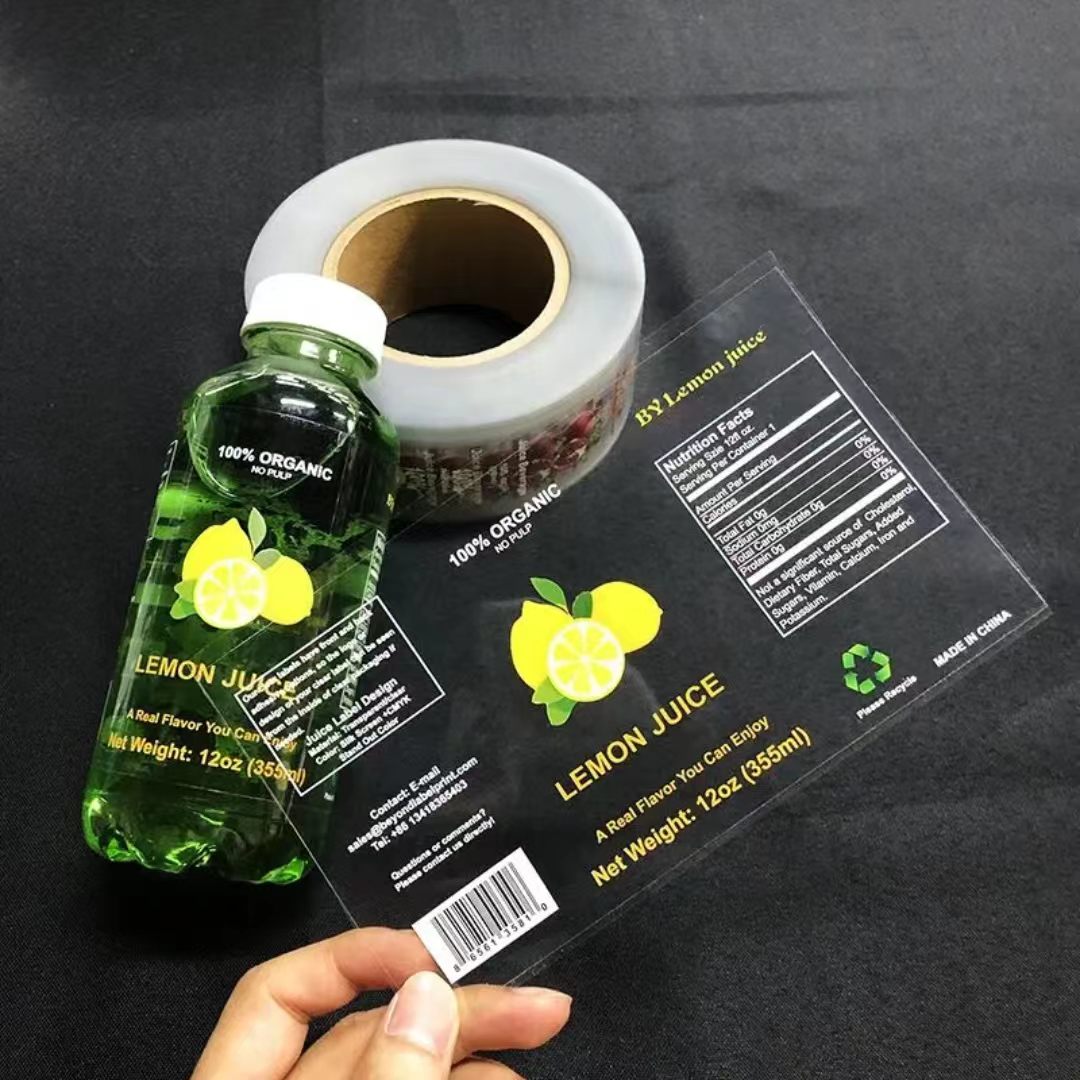 Özel Baskılı Şeffaf BOPP Su Ge - Label Maker incelemesi ve fiyatı