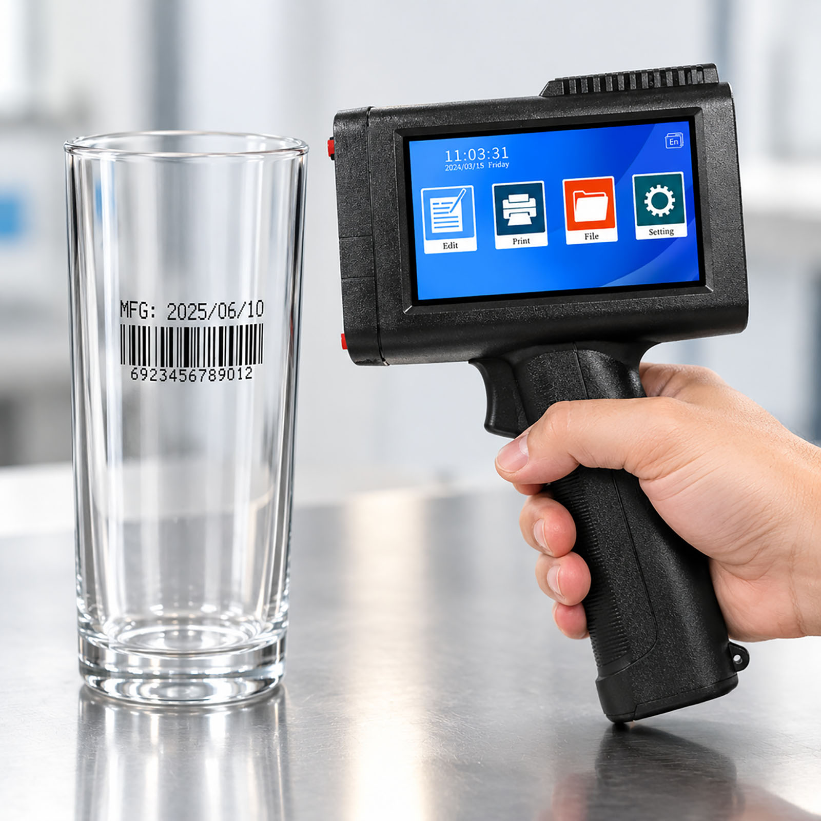 ZM-C13 12,7 mm El Tipi Mürekke - Barcode Printer incelemesi ve fiyatı