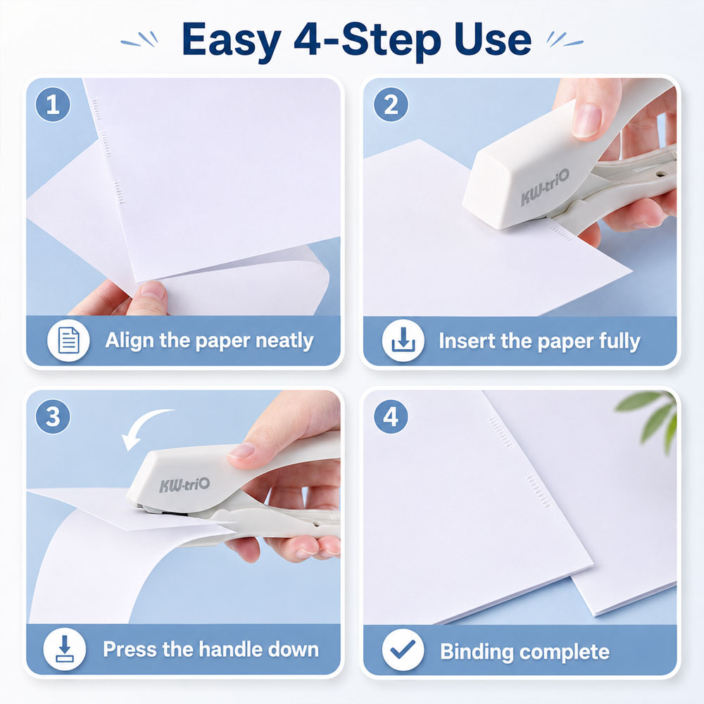 1 Paket İğnesiz Zımba, Kağıt C - Stapler Heavy Duty incelemesi ve fiyatı