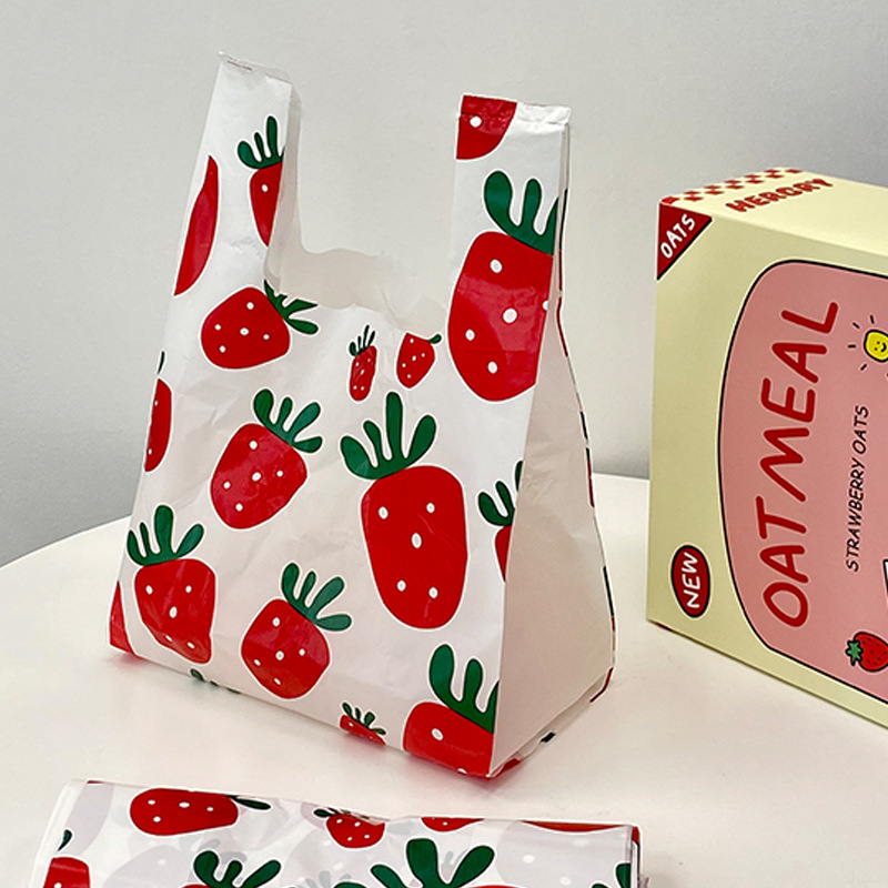 50 adet çilek yelek plastik to - Commercial Printing And Packaging incelemesi ve fiyatı