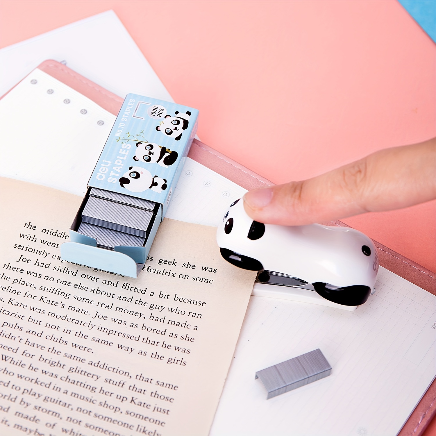DELI Karikatür Mini Zımba Seti - Stapler Heavy Duty incelemesi ve fiyatı