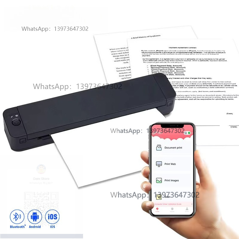 YENİ 300dpi Taşınabilir A4 Yaz - Thermal Printer incelemesi ve fiyatı