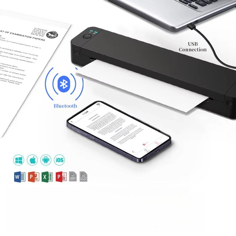 YENİ 300dpi Taşınabilir A4 Yaz - Thermal Printer incelemesi ve fiyatı
